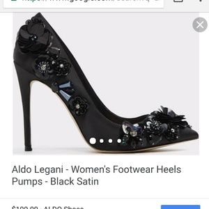 **ISO Post** Aldo Legani Floral Embellished Heels